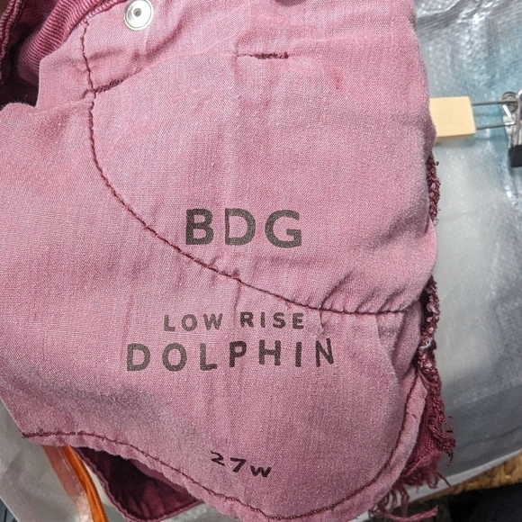 BDG Low Rise Dolphin Cut Off Shorts Sz 27 - Picture 6 of 6